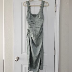 ASTR Elegant Sage  Dress